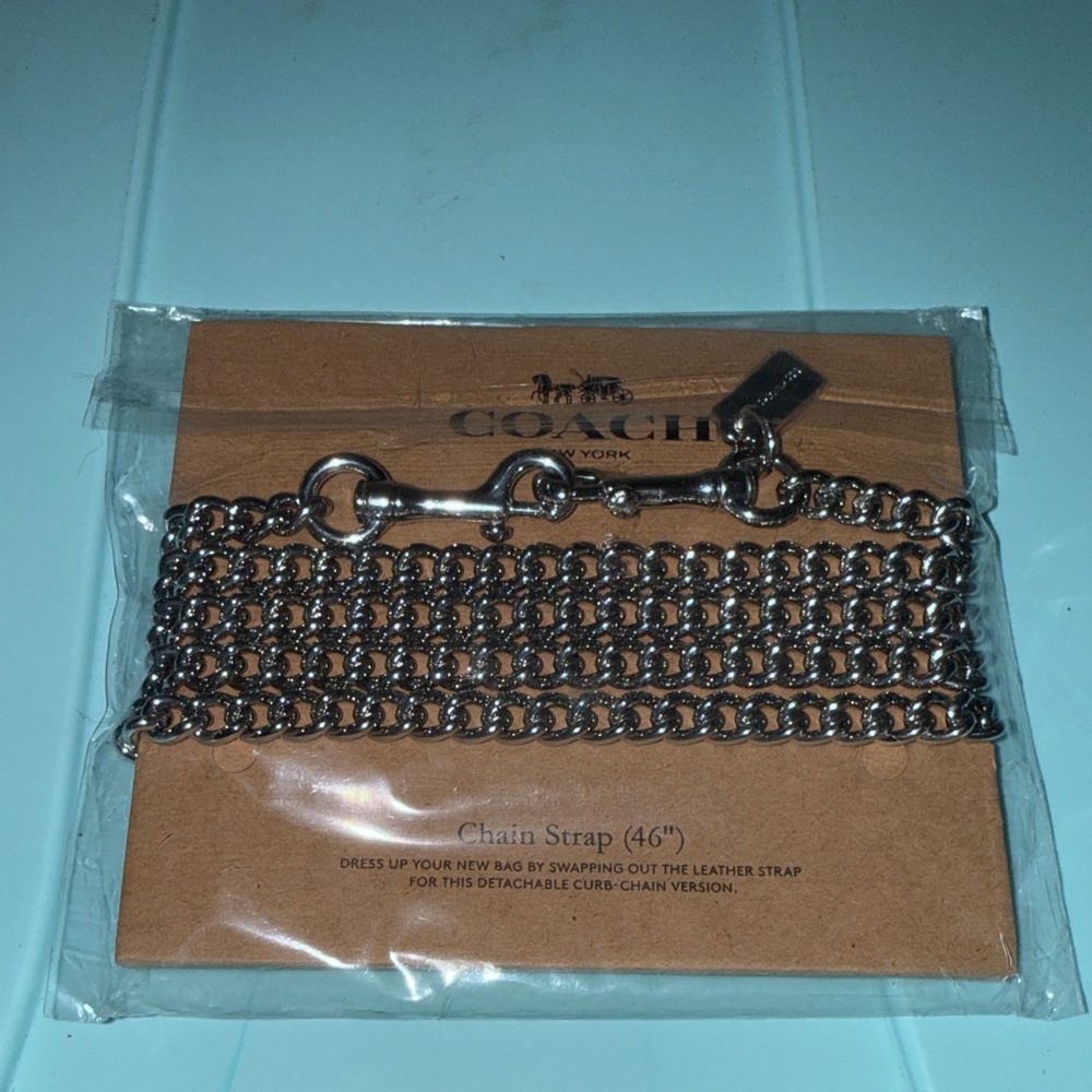Coach Chain Strap 46”